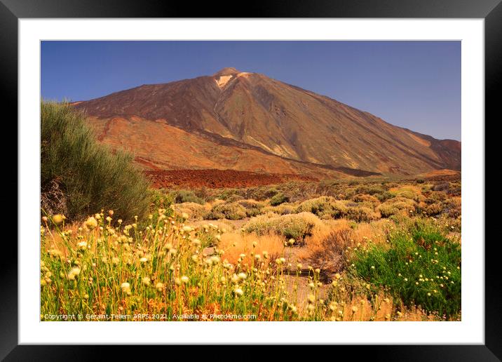 Mt. Teide, Tenerife, Canary Islands Framed Mounted Print by Geraint Tellem ARPS
