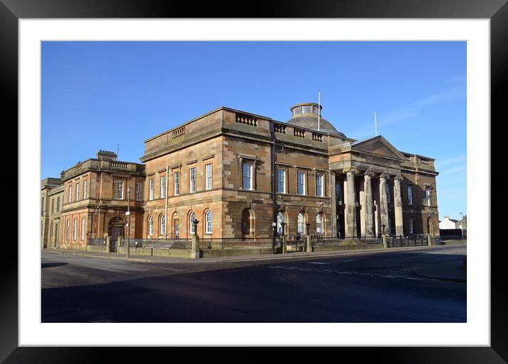Ayr County buildings Framed Mounted Print by Allan Durward Photography