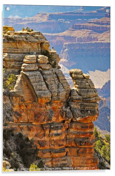 Amazing and spectacular landscapes of Grand Canyon formations, Arizona, USA Acrylic by PhotOvation-Akshay Thaker