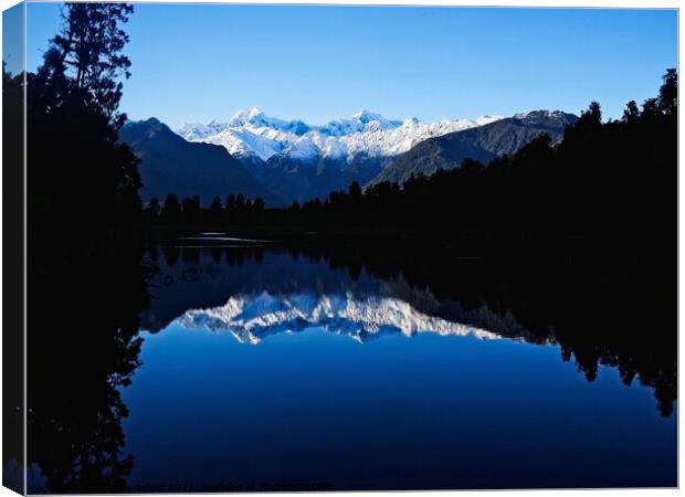 New Zealand Alps 4 Canvas Print by Steven Ralser