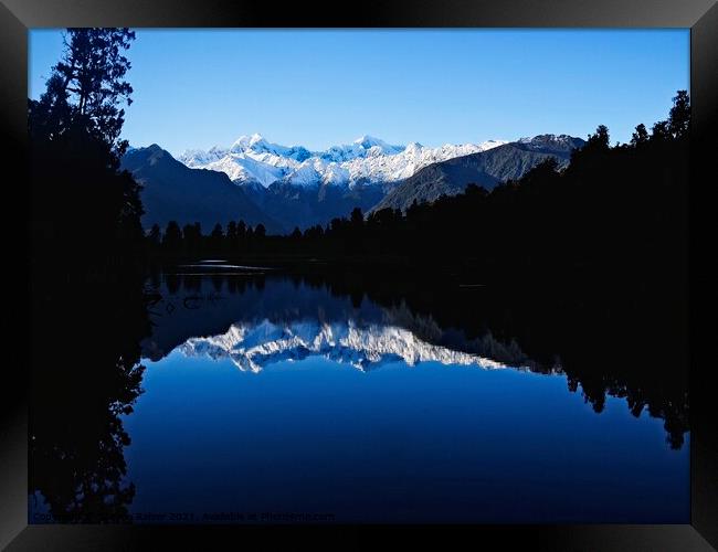 New Zealand Alps 4 Framed Print by Steven Ralser