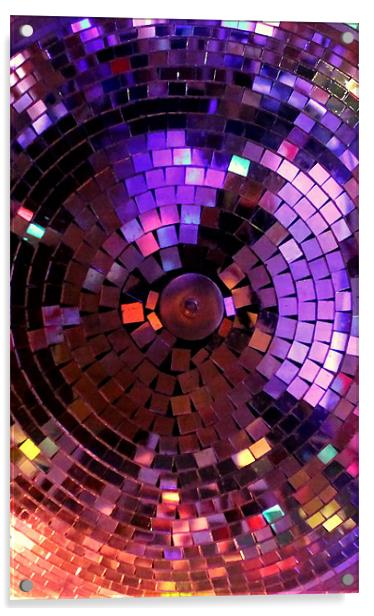 Let's Disco! Acrylic by Hannah Morley