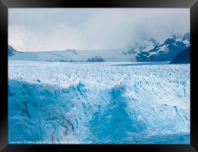 Perito Moreno Glacier Framed Print by Milton Cogheil