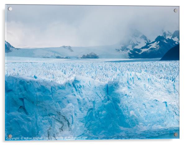Perito Moreno Glacier Acrylic by Milton Cogheil