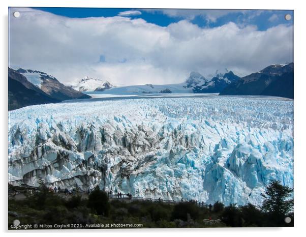 Perito Moreno Glacier in the Los Glaciares National Park Acrylic by Milton Cogheil