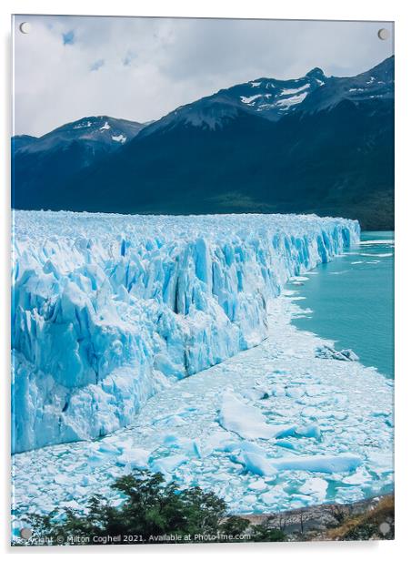 Perito Moreno Glacier Acrylic by Milton Cogheil