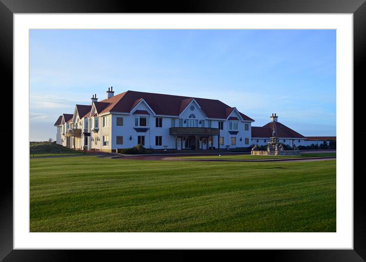 Turnberry Golf Clubhouse Framed Mounted Print by Allan Durward Photography