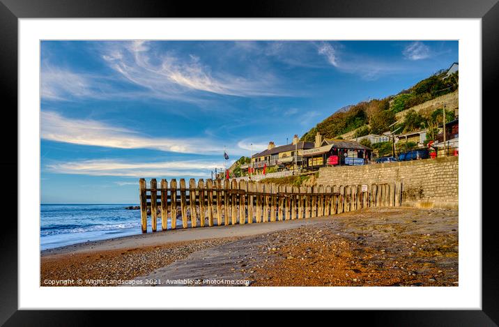 Spyglass Inn Ventnor Isle Of Wight Framed Mounted Print by Wight Landscapes