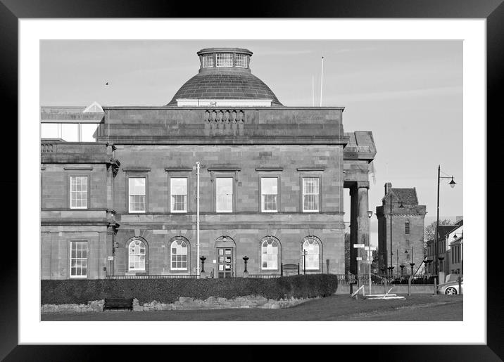 County buildings and St Johns Tower Ayr Framed Mounted Print by Allan Durward Photography