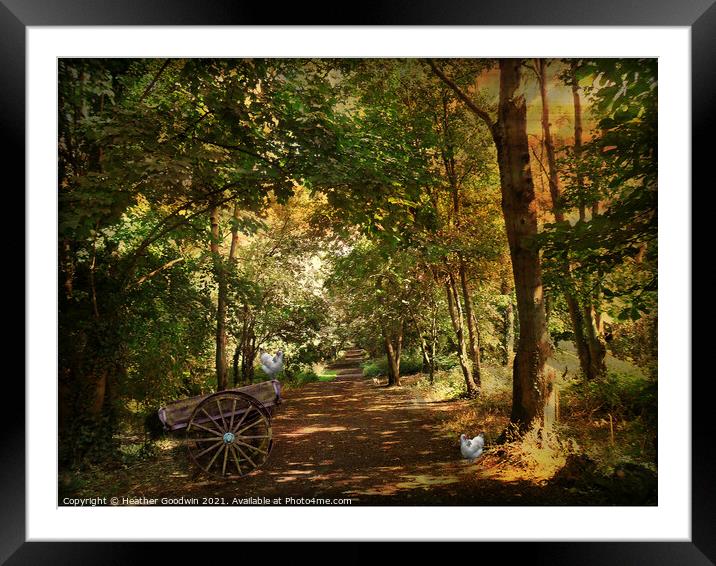The Carriageway Framed Mounted Print by Heather Goodwin