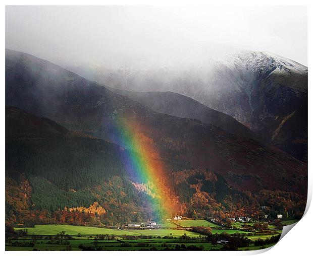 Wintry Shower Print by Mark Pritchard