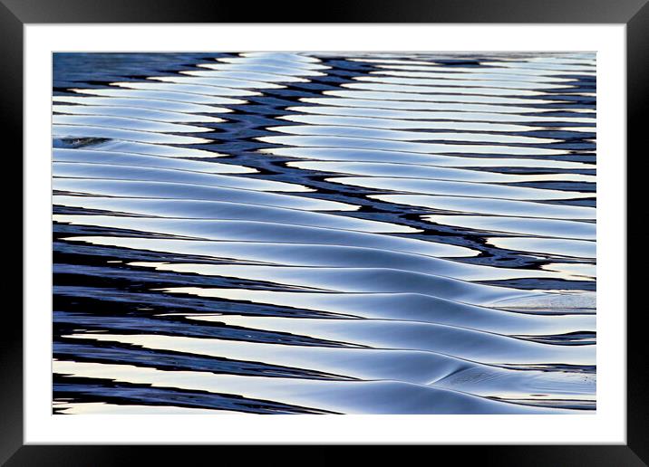 Water Ripples in the Ocean Framed Mounted Print by Arterra 
