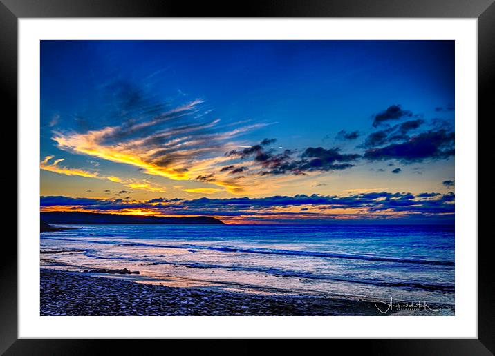 Sky cloud Framed Mounted Print by Andrew chittock