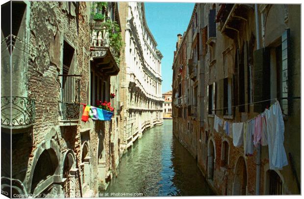 Venice Canal Canvas Print by Juha Agren