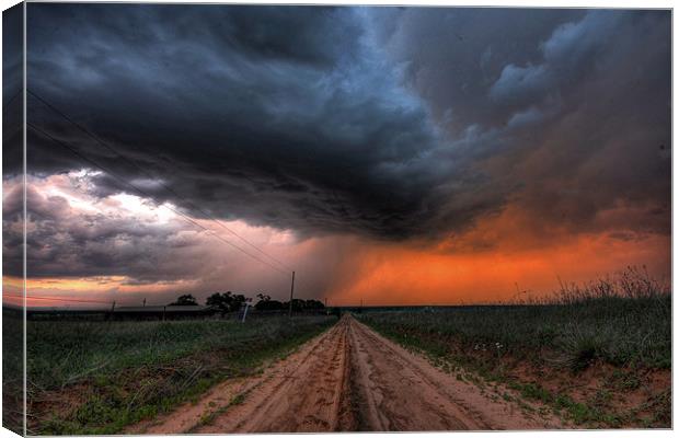 Texas Storm Canvas Print by Mark Pritchard