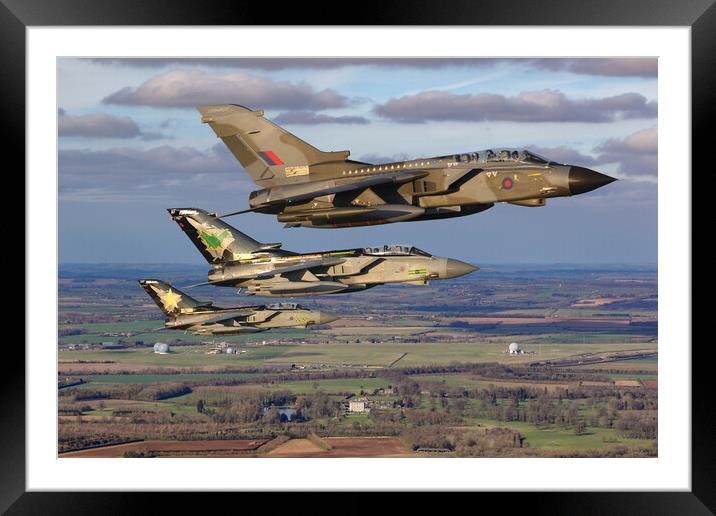 Tornado Finale Framed Mounted Print by Oxon Images