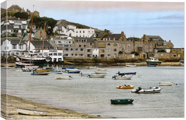 St Mary's Harbour, Isles of Scilly Canvas Print by Brian Pierce