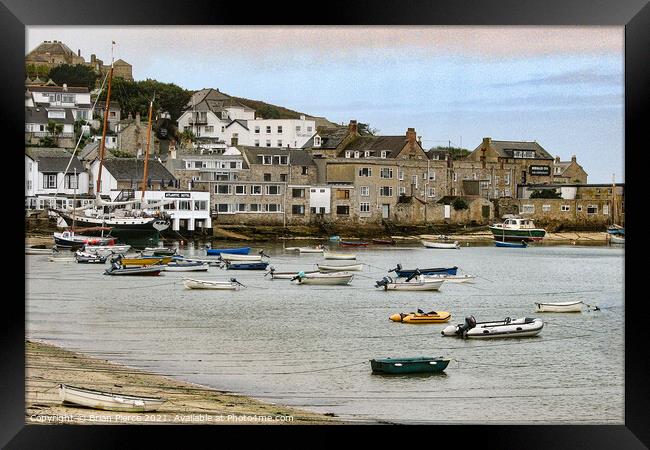 St Mary's Harbour, Isles of Scilly Framed Print by Brian Pierce