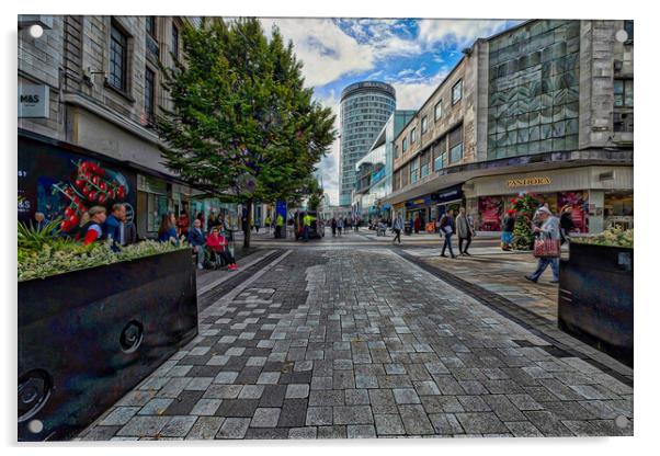 City of Birmingham  Acrylic by Hectar Alun Media