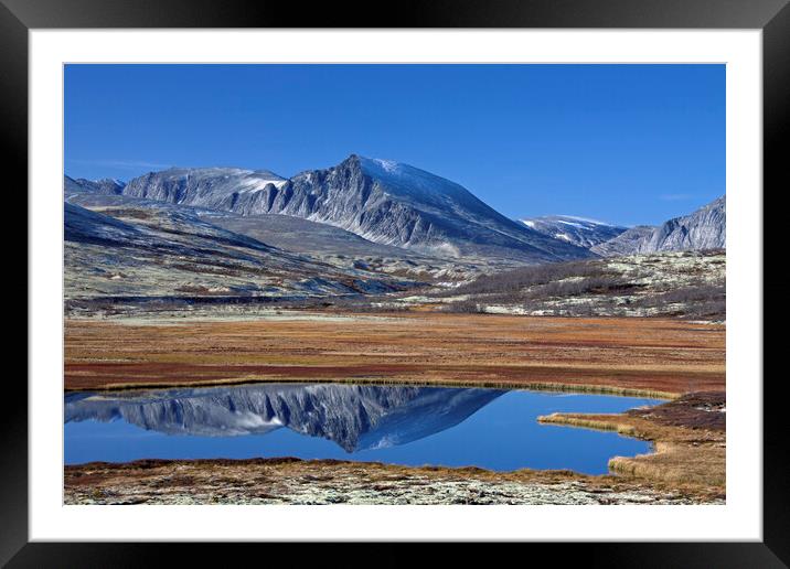 Rondane National Park in Dovre, Norway Framed Mounted Print by Arterra 