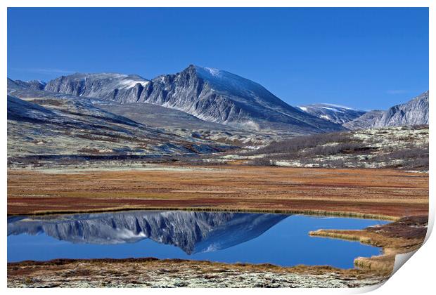 Rondane National Park in Dovre, Norway Print by Arterra 