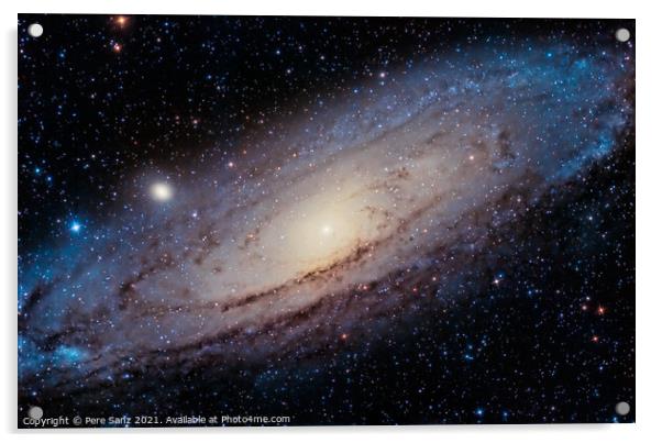 The Great Andromeda Galaxy Acrylic by Pere Sanz