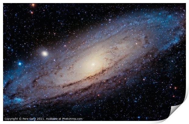 The Great Andromeda Galaxy Print by Pere Sanz