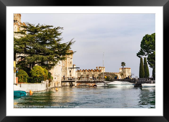 Sirmione Framed Mounted Print by Phil Wareham