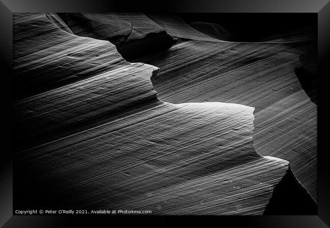 Rock Shapes #12 Framed Print by Peter O'Reilly