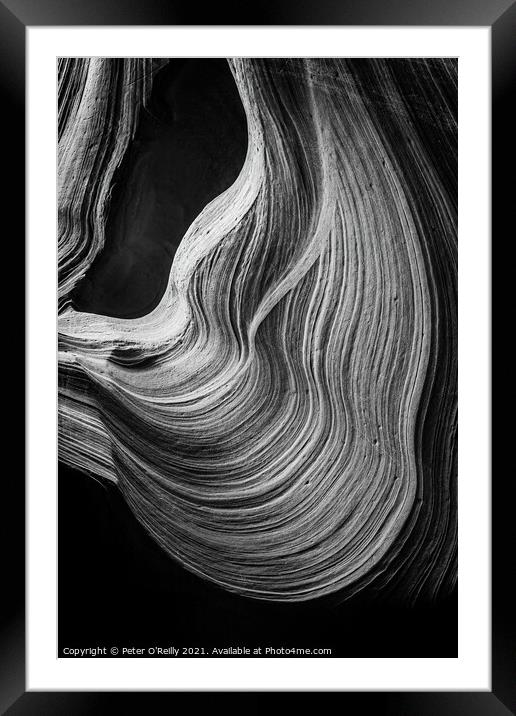 Rock Shapes #13 Framed Mounted Print by Peter O'Reilly