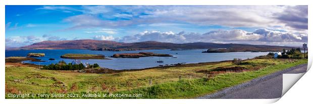 Loch Pooltiel on the Duirinish peninsula, on the I Print by Terry Senior