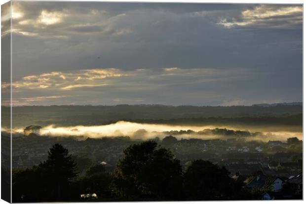 Morning mist Canvas Print by Roy Hinchliffe