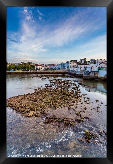 The Rio Galao Tavira Portugal Framed Print by Wight Landscapes