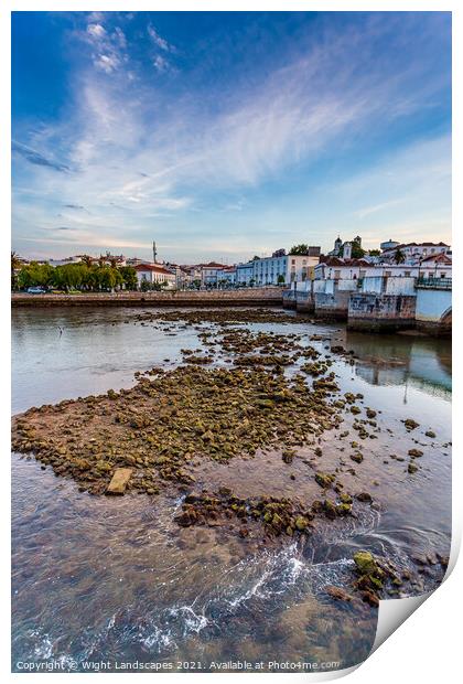 The Rio Galao Tavira Portugal Print by Wight Landscapes