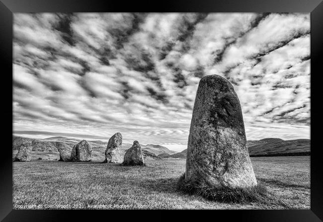 Castlerigg Stone Circle Framed Print by Colin Woods