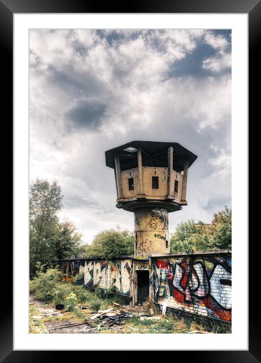 East German Watchtower Framed Mounted Print by Colin Woods