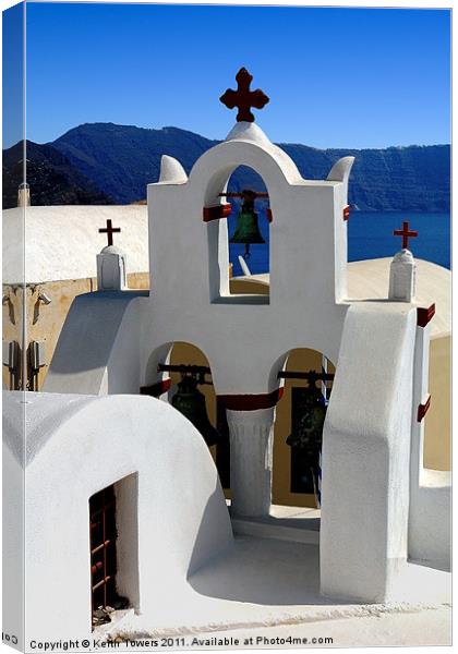 Oia, Santorini, Greece Canvases & Prints Canvas Print by Keith Towers Canvases & Prints