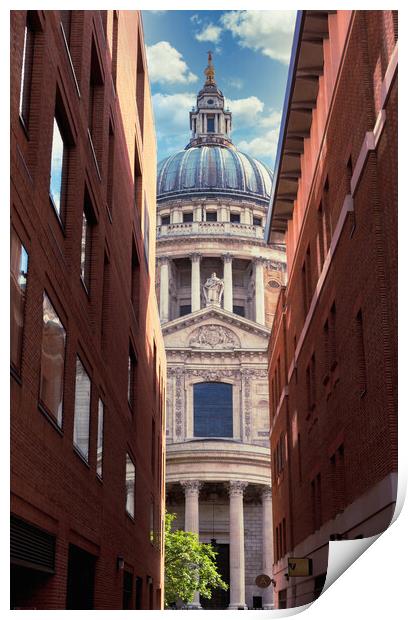 A Glimpse of London Print by Richard Downs