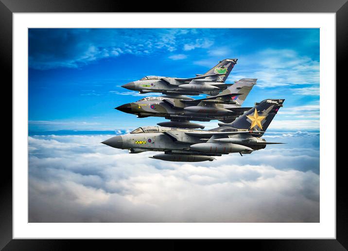 Tornado Retires Framed Mounted Print by J Biggadike