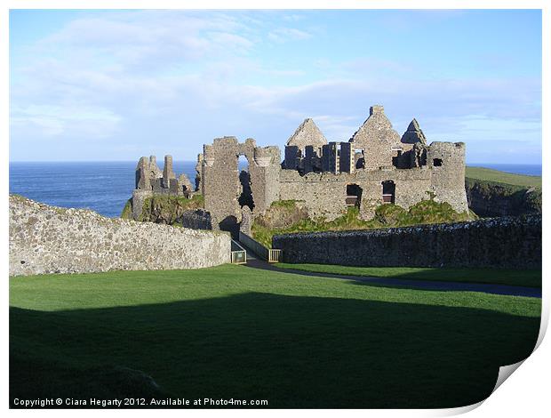 Dunluce Castle Print by Ciara Hegarty