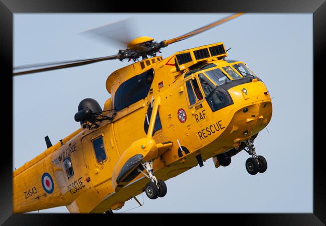 RAF Sea King ZH543 Framed Print by J Biggadike