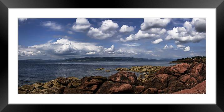 Clyde Panorama Framed Mounted Print by Sam Smith