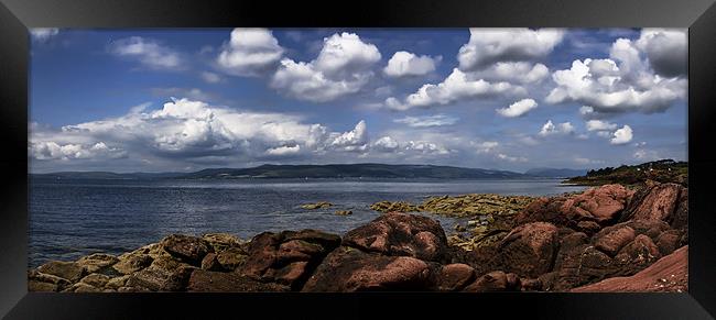 Clyde Panorama Framed Print by Sam Smith