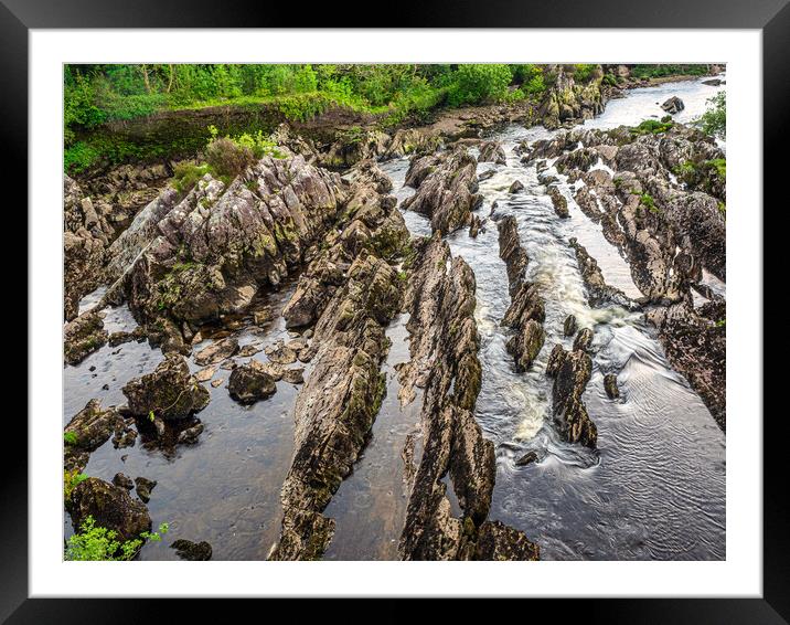 River Sneem, Kerry, Ireland Framed Mounted Print by Mark Llewellyn