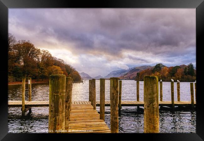 Derwent Water Framed Print by Colin Woods