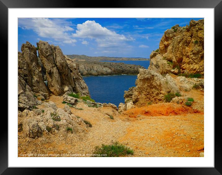  Bay of Tirant Framed Mounted Print by Deanne Flouton