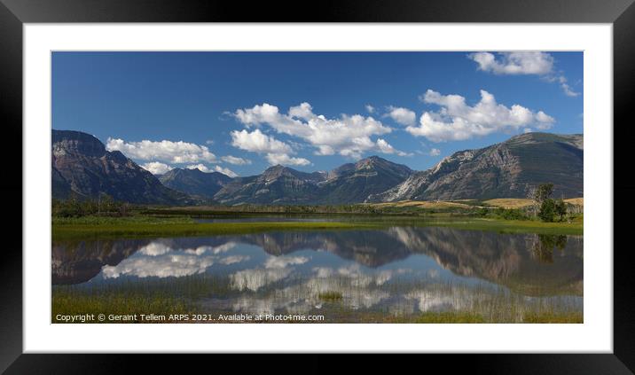 Waterton Lake National Park, Alberta, Canada Framed Mounted Print by Geraint Tellem ARPS