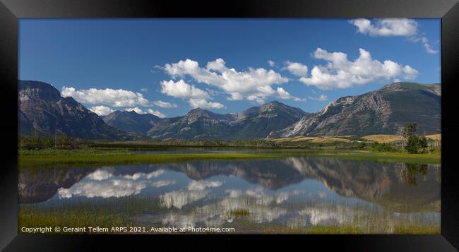 Waterton Lake National Park, Alberta, Canada Framed Print by Geraint Tellem ARPS