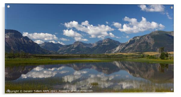 Waterton Lake National Park, Alberta, Canada Acrylic by Geraint Tellem ARPS