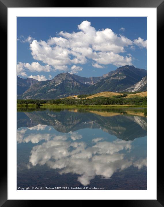 Waterton Lake National Park, Alberta, Canada Framed Mounted Print by Geraint Tellem ARPS